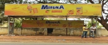 Advertising on Bus Shelter in Manasa Gangothiri 17081