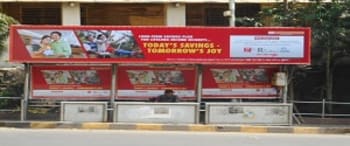 Advertising on Bus Shelter in Malabar Hill 17266