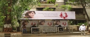 Advertising on Bus Shelter in Kurla  21930