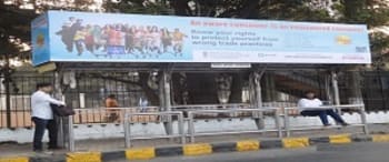 Advertising on Bus Shelter in Mahim  22129