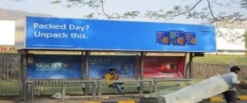 Advertising on Bus Shelter in Mulund West
