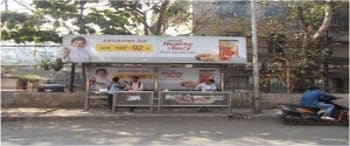 Advertising on Bus Shelter in Malad West