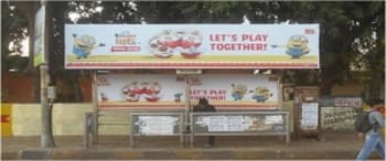 Advertising on Bus Shelter in Goregaon West 23496