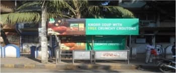 Advertising on Bus Shelter in Goregaon West