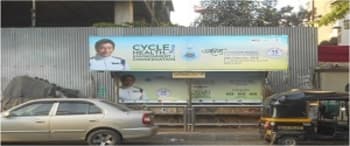 Advertising on Bus Shelter in Goregaon West