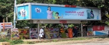 Advertising on Bus Shelter in Kochi  23621
