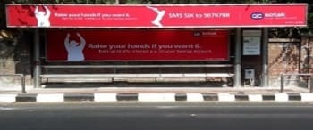 Advertising on Bus Shelter in Kotturpuram  25419