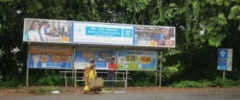 Advertising on Bus Shelter in North Goa  26312