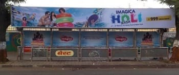 Advertising on Bus Shelter in Marine Lines  26649