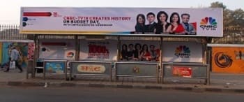 Advertising on Bus Shelter in Marine Lines  26650