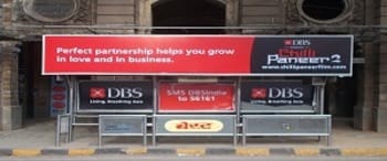 Advertising on Bus Shelter in Hutatma Chowk Flora Fountain 26672