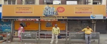 Advertising on Bus Shelter in Hutatma Chowk Flora Fountain 26675
