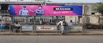 Advertising on Bus Shelter in Marine Lines  26741