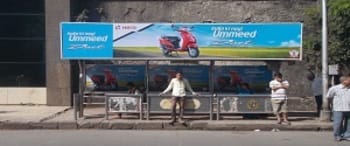 Advertising on Bus Shelter in Agripada  27004