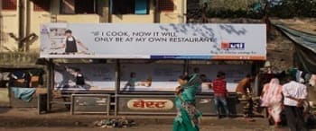 Advertising on Bus Shelter in Agripada 27010