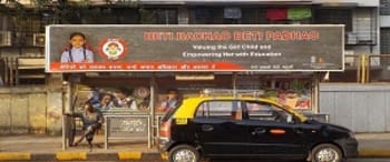 Advertising on Bus Shelter in Worli  27857