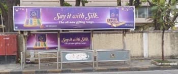 Advertising on Bus Shelter in Worli  27860