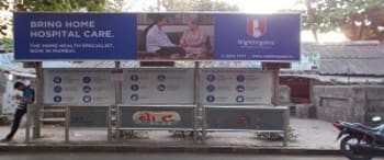 Advertising on Bus Shelter in Worli  27869