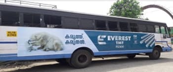 Advertising in Non AC Bus Thiruvananthapuram