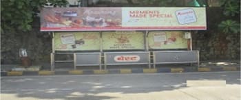 Advertising on Bus Shelter in Worli