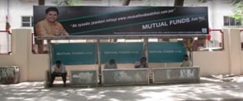Advertising on Bus Shelter in Nariman Point  28509