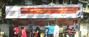 Advertising on Bus Shelter in Worli  28570