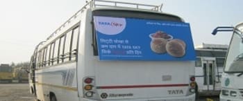 Advertising in Non AC Bus Jharkhand