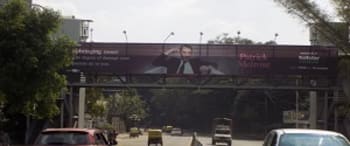 Advertising on Skywalk in Ashok Nagar