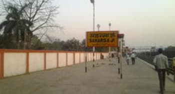 Advertising in Railway Station - Saharsha