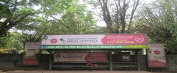 Advertising on Bus Shelter in Koramangala