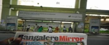 Advertising on Bus Shelter in BTM Layout
