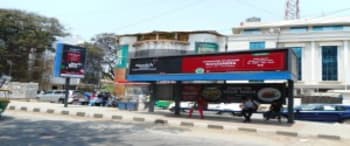 Advertising on Bus Shelter in Koramangala