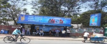 Advertising on Bus Shelter in S.G. Palya  30987