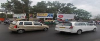 Advertising on Hoarding in Malviya Nagar