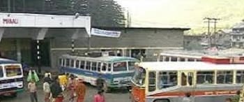 Advertising in Bus Stand - Manali, Himachal Pradesh