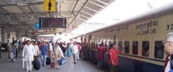 Advertising in Railway Station - Nadiad, Gujarat