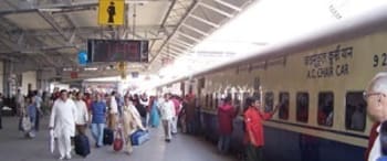 Advertising in Railway Station - Sihor Junction, Gujarat