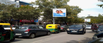 Advertising on Hoarding in Green Park
