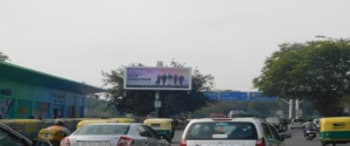 Advertising on Hoarding in Sarvapriya Vihar