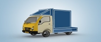 Advertising in Mobile Van Kolar