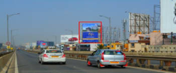 Advertising on Hoarding in City