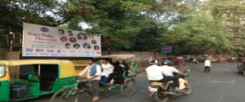 Advertising on Hoarding in Paharganj