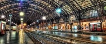 Advertising in Railway Station - Amlai