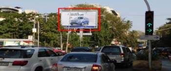 Advertising on Hoarding in Juhu  37024