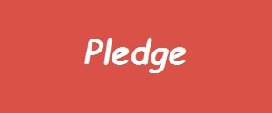 Pledge, Main, English