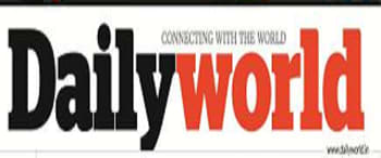 Advertising in Daily World, All Edition, English Newspaper