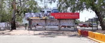 Advertising on Bus Shelter in Warje