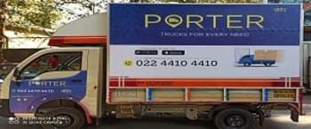 Advertising in Porter Van - Mumbai