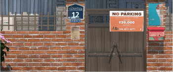 Advertising in No Parking Boards Lucknow