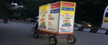 Advertising in Tricycle - Kolhapur